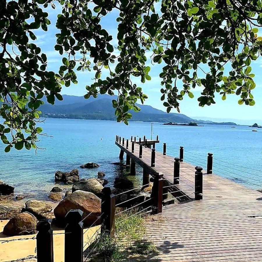 Bangalô duplex, vista para o mar, Yacamim, Praia do Curral, Ilhabela Extérieur photo