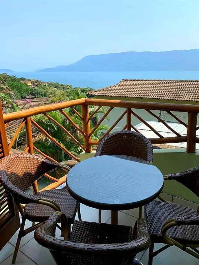 Bangalô duplex, vista para o mar, Yacamim, Praia do Curral, Ilhabela Extérieur photo