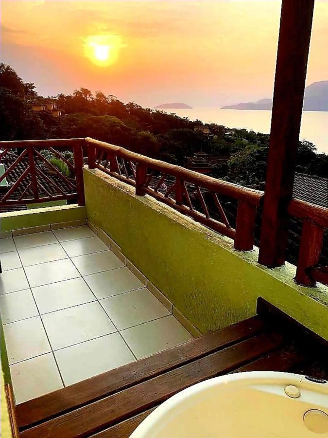 Bangalô duplex, vista para o mar, Yacamim, Praia do Curral, Ilhabela Extérieur photo