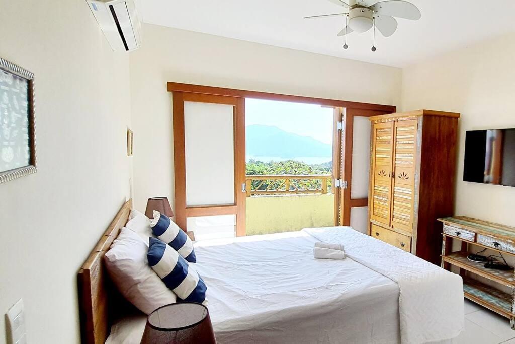 Bangalô duplex, vista para o mar, Yacamim, Praia do Curral, Ilhabela Extérieur photo